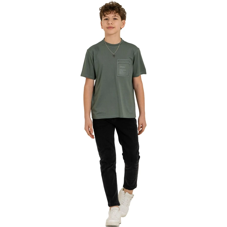 0 YAKA TİŞÖRT 13Y,14Y,15Y,16Y Erkek