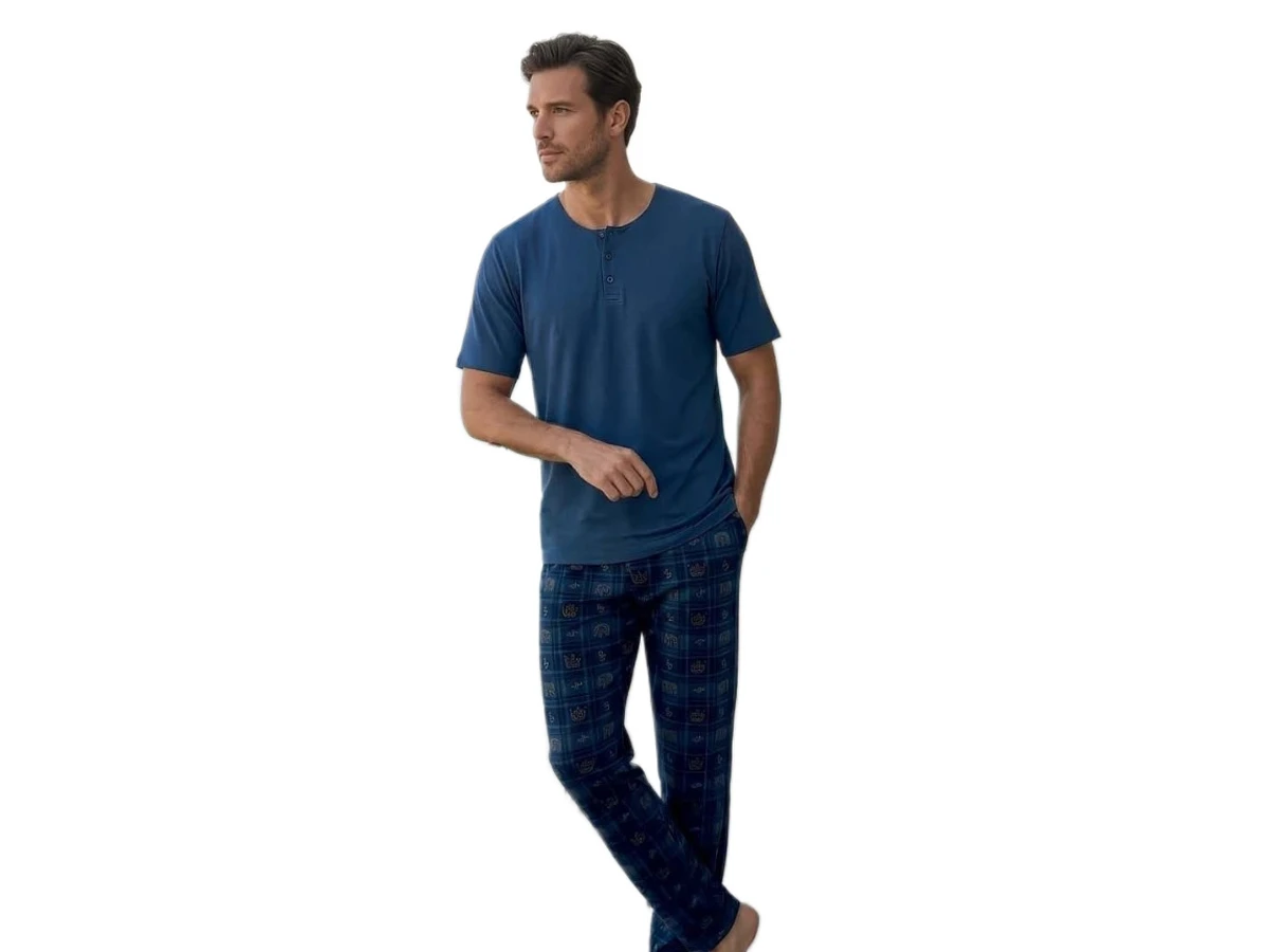 PENYE KISA KOL ERKEK PİJAMA TAKIM M/2XL