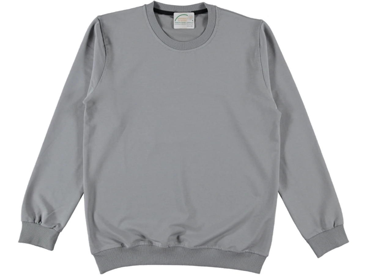 -1001 ERKEK SIFIR YAKA KOMPAK İKİ İP SWEAT S/2XL