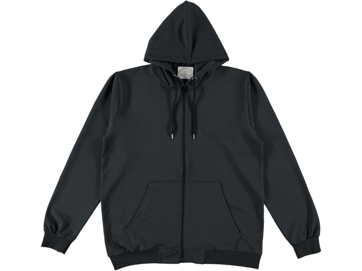 -1003 ERKEK KOMPAK KANGURU CEP İKİ İP FERMUARLI CEKET S/2XL