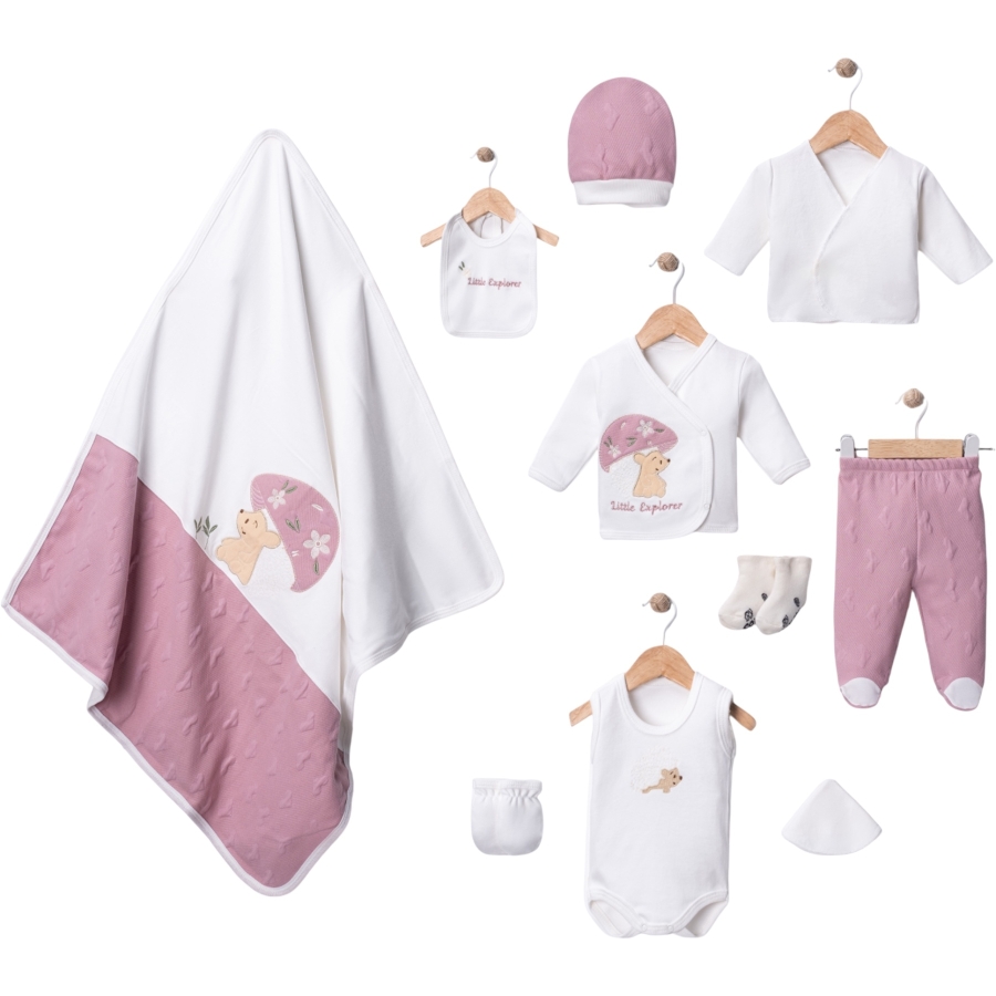 ROKET TAVŞAN NAKIŞLI ORGANİK 10’LU ZIBIN SET 1/3 AY