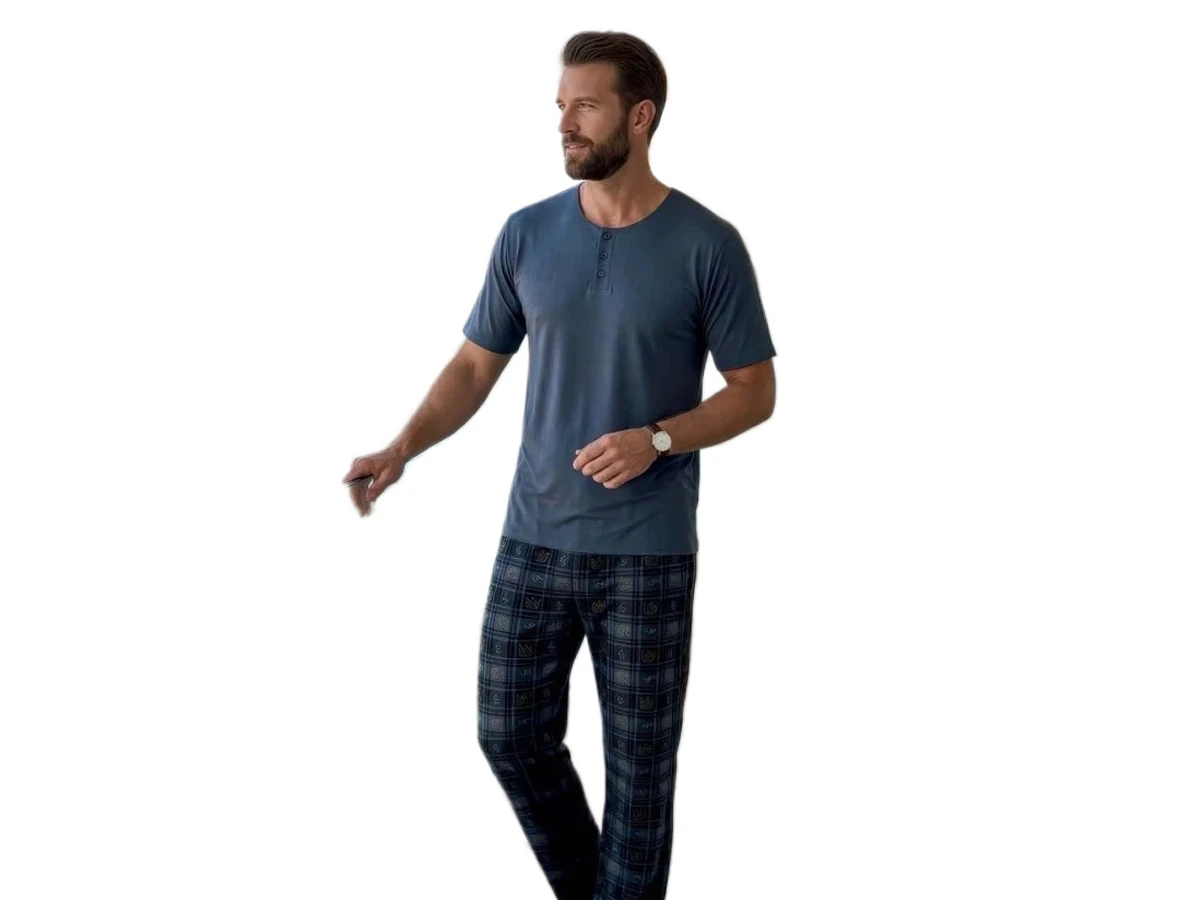 PENYE KISA KOL ERKEK PİJAMA TAKIM M/2XL