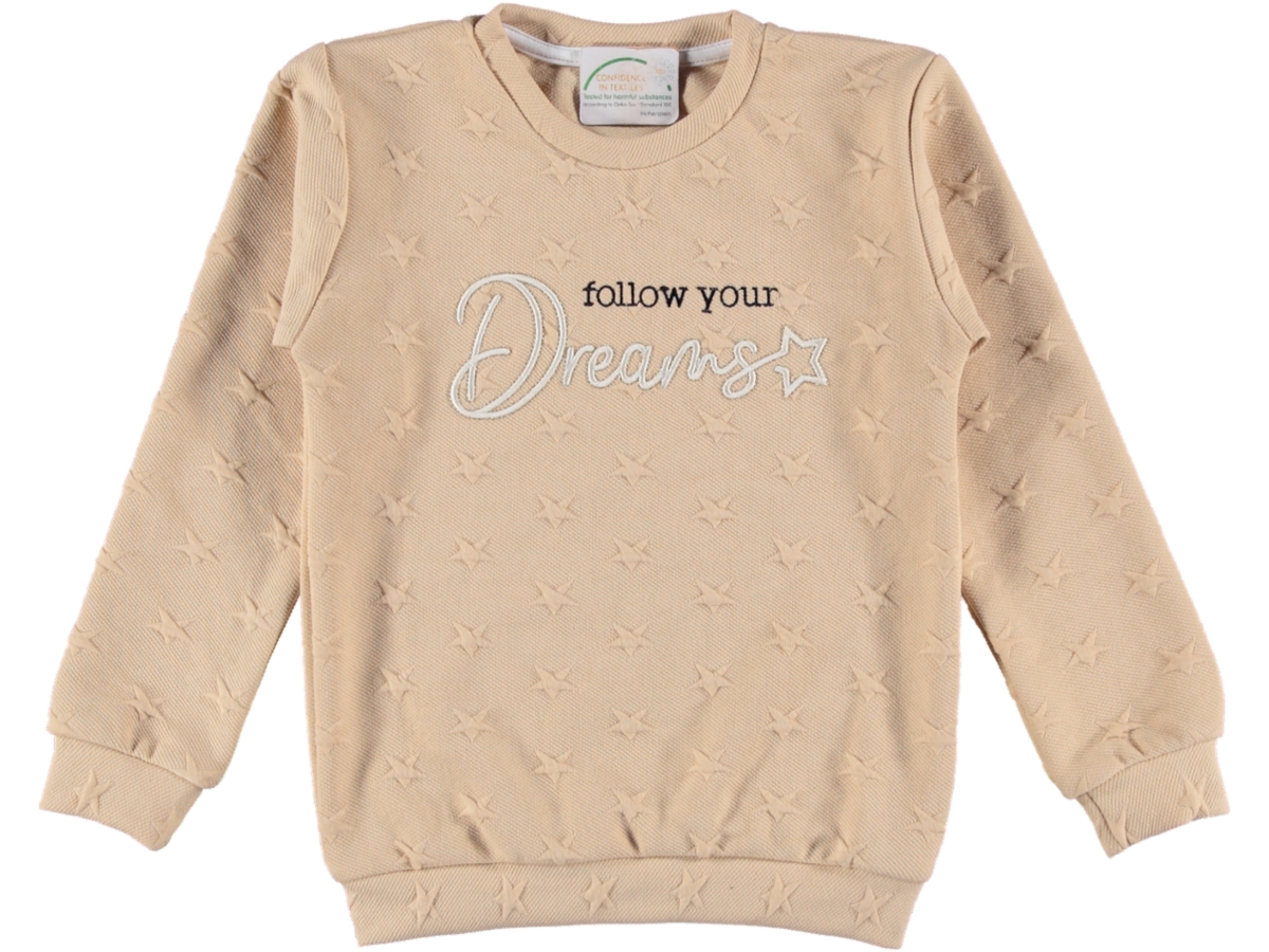 DREAMS NAKIŞLI KAPİTONE KIZ SWEAT 9/12 YAŞ 