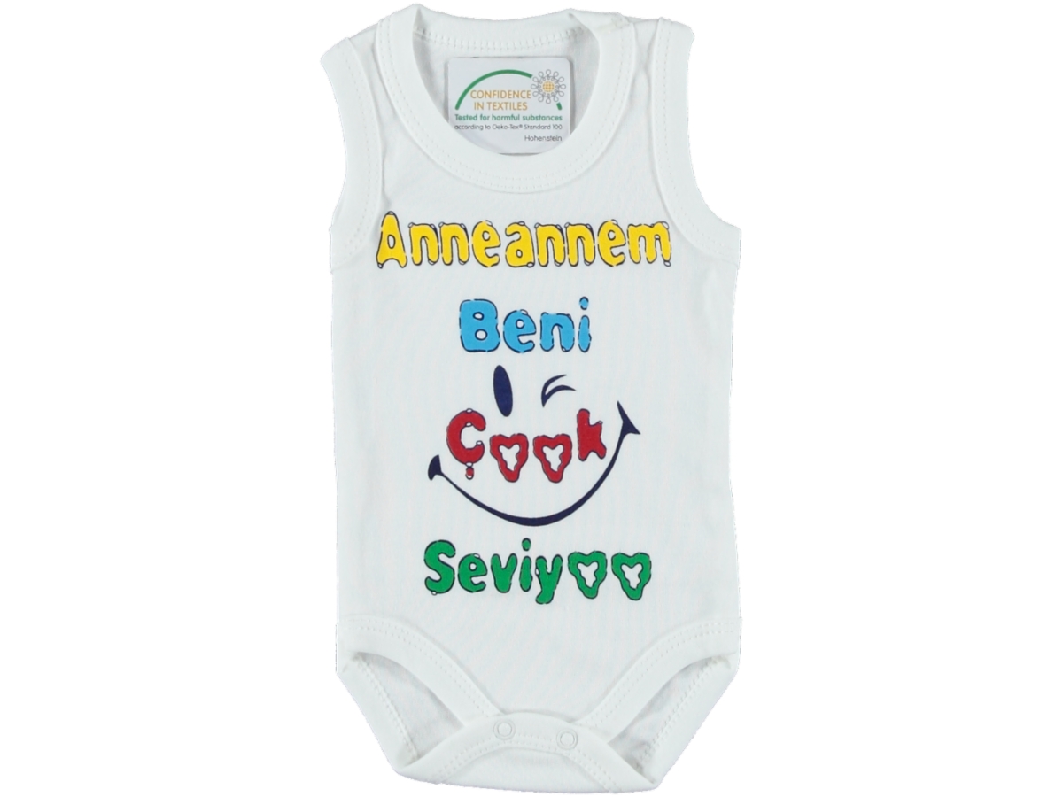 ANNEANNEM SEVİYOR BASKILI  ASKILI ÇITÇITLI BADİ 1/9 AY
