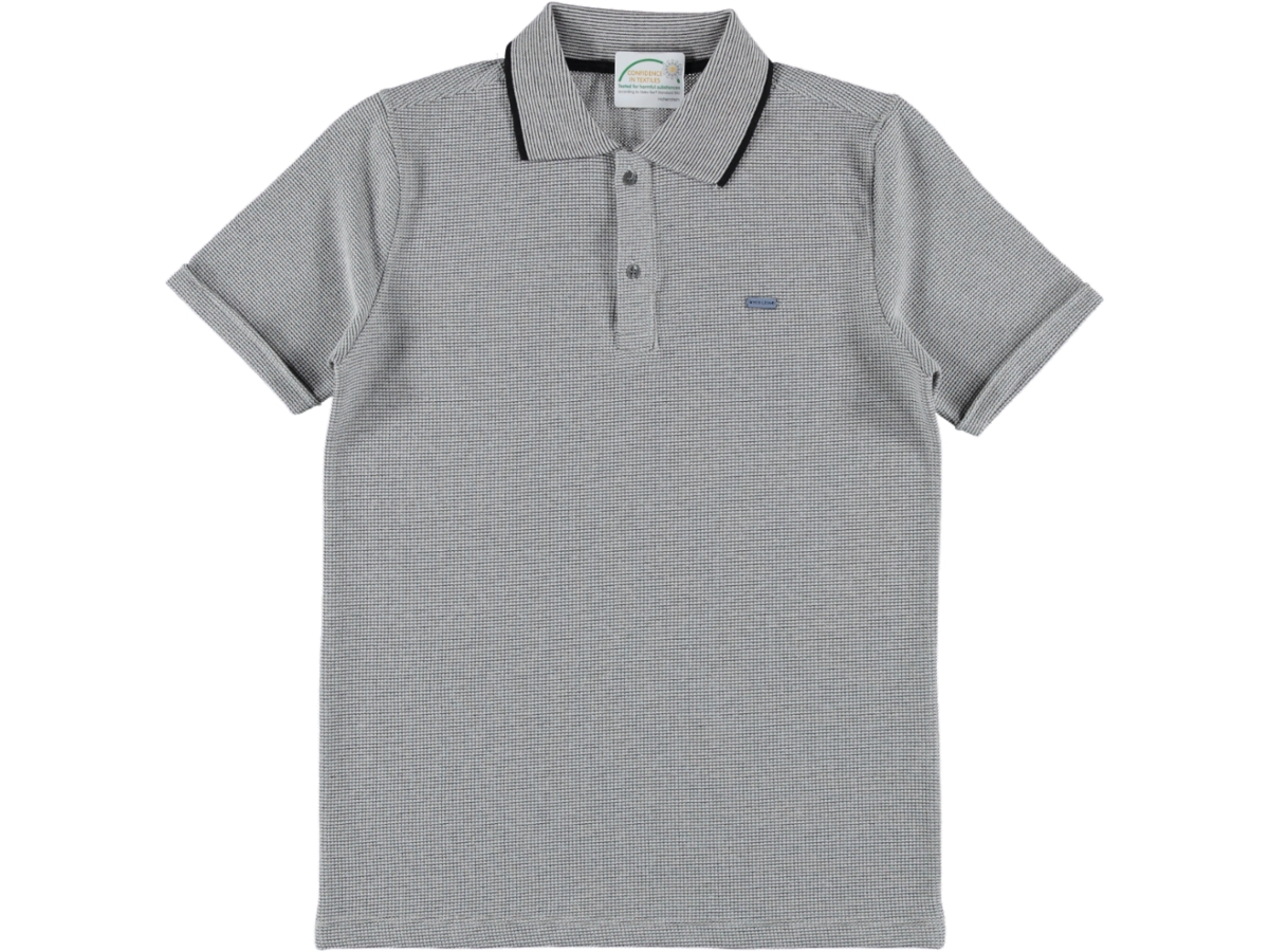 WAFFLE YAKALI ÇİZGİLİ ERKEK TİŞÖRT S/2XL