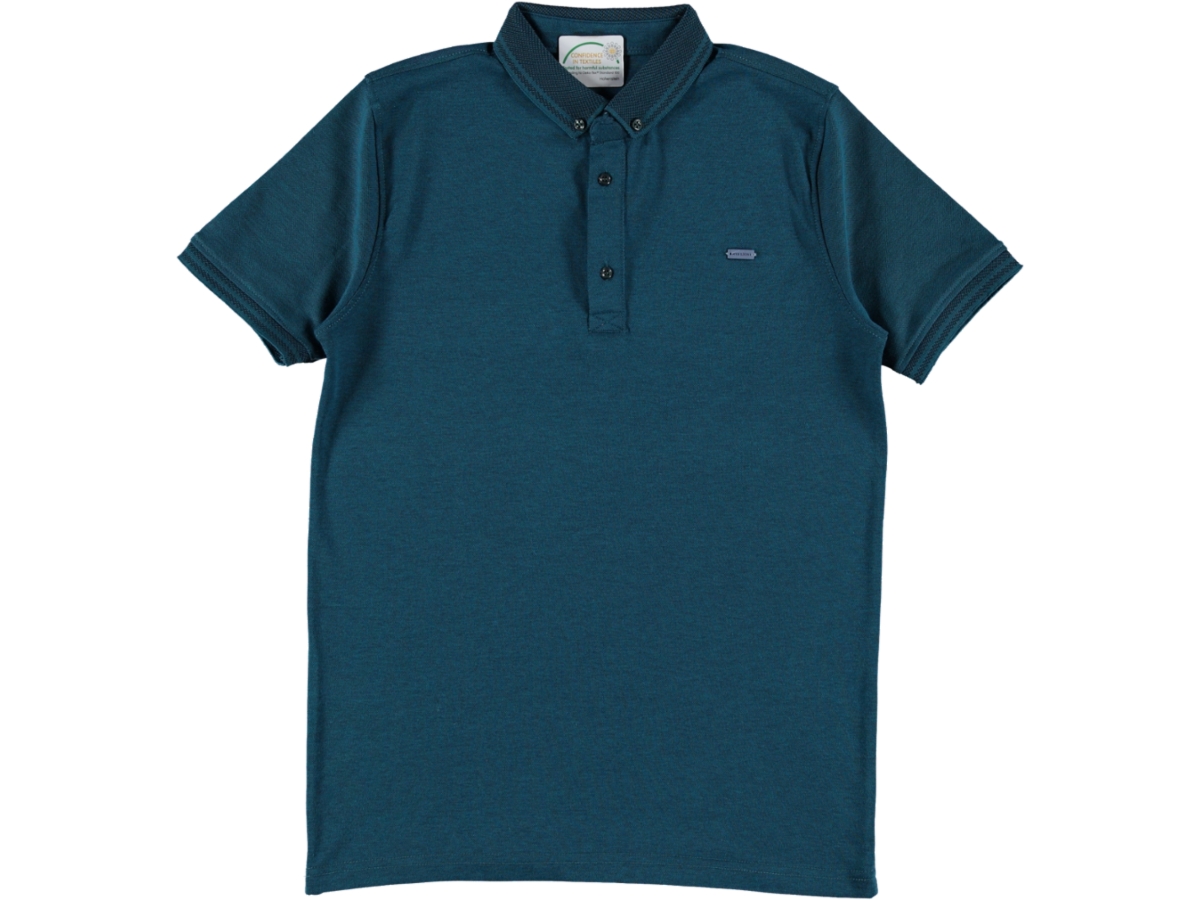 KAGİ YAKALI ERKEK TİŞÖRT S/2XL