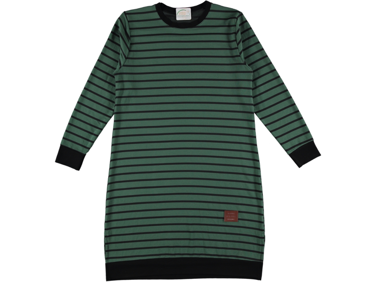 RENKLI CIZGILI ARMALI UZUN BAYAN TUNIK L/XXL