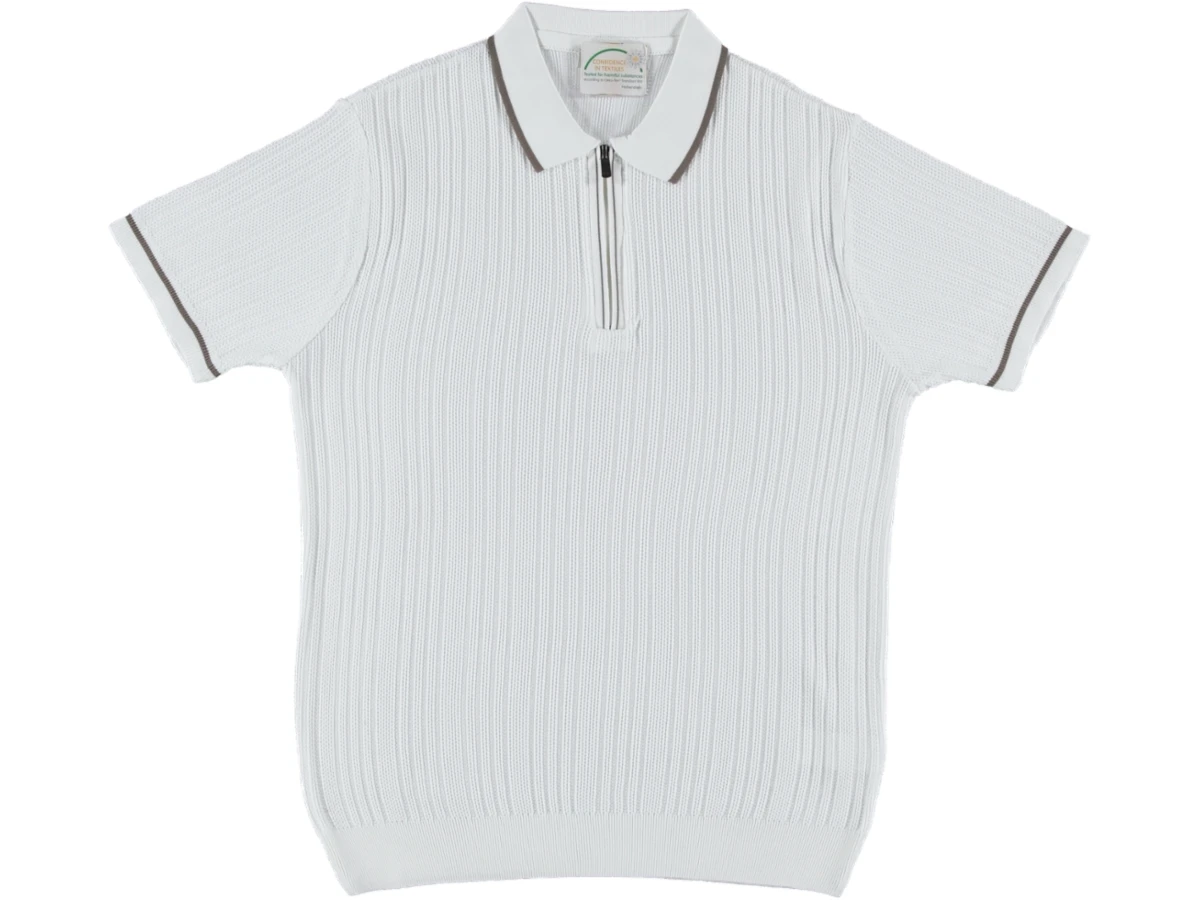 -603 ERKEK POLO YAKA FERMUARLI TSHIRT S/XXL
