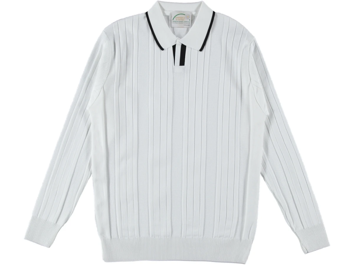 AÇIK  POLO YAKA  KAZAK S/2XL