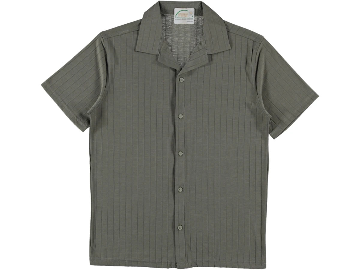 APACİ YAKA ERKEK GÖMLEK S/2XL