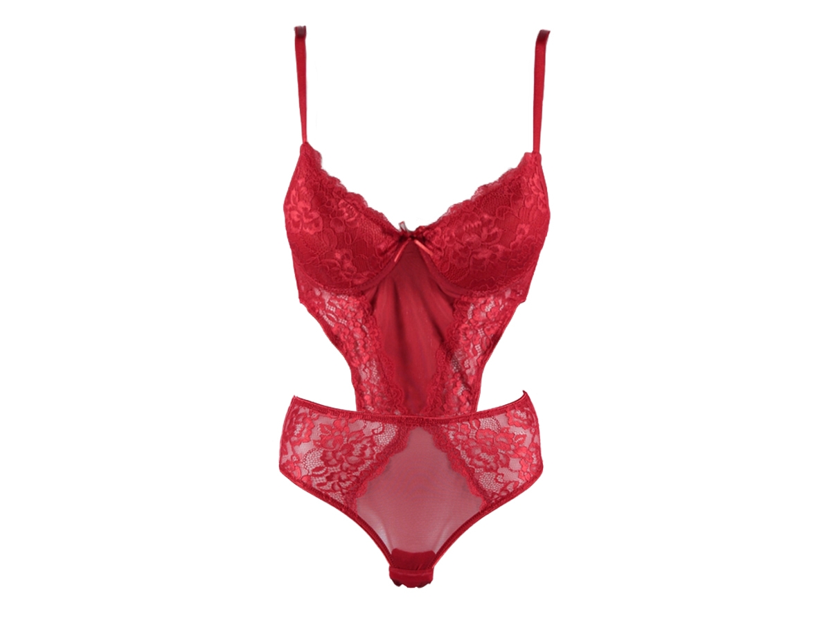 B CUP DESTEKLİ DANTELLİ BODYSUIT SÜTYEN TAKIM 75/90