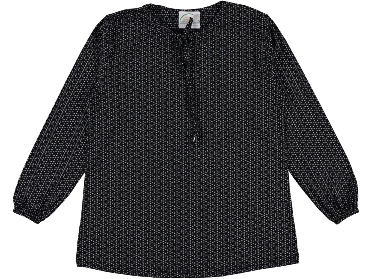 BAYAN PİGMENT YAKA İPLİ BATTAL BLUZ XL/3XL