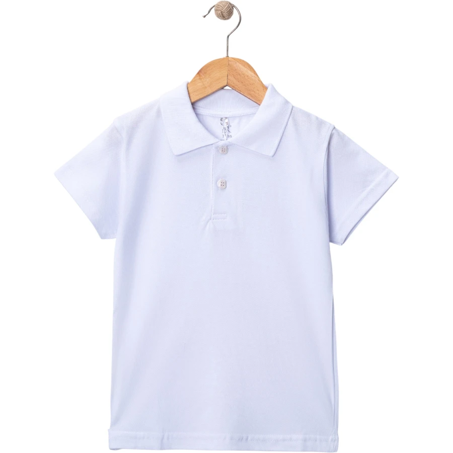 BEYAZ KISA KOL LACOST 7Y,8Y,9Y,10Y Uni