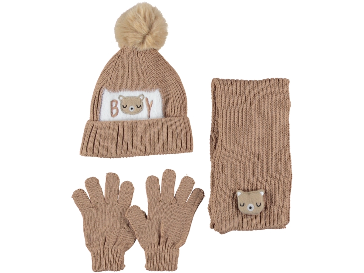 BOY 3LÜ TAKIM ATKI&BERE&ELDİVEN 4/8 YAŞ