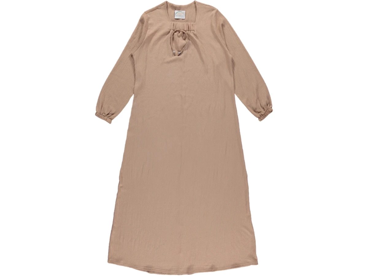 BÜRÜMCÜK KARE YAKA BAYAN ELBİSE XL/3XL