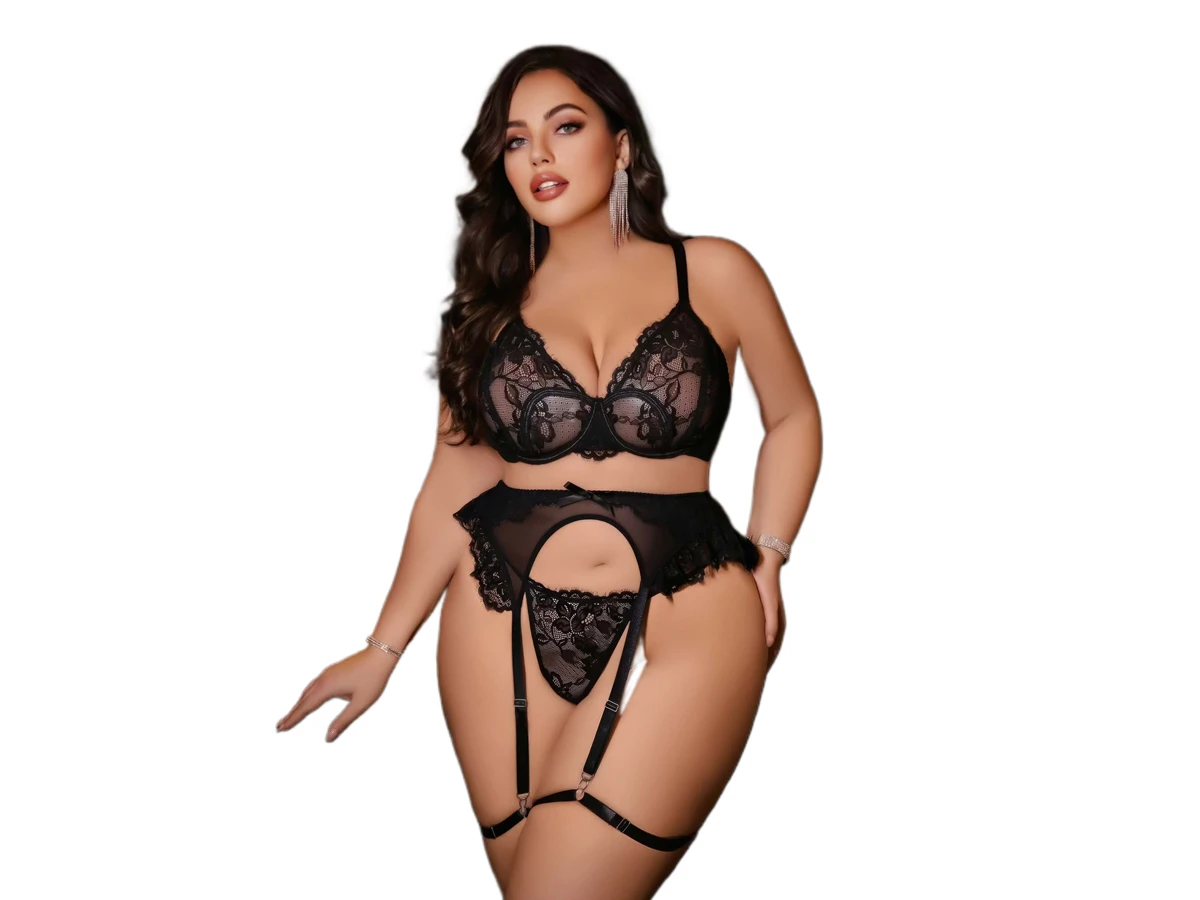 BÜYÜK BEDEN JARTİYERLİ TAKIM 3XL/4XL