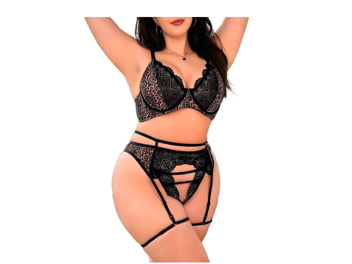 BÜYÜK BEDEN JARTİYERLİ TAKIM  3XL/4XL