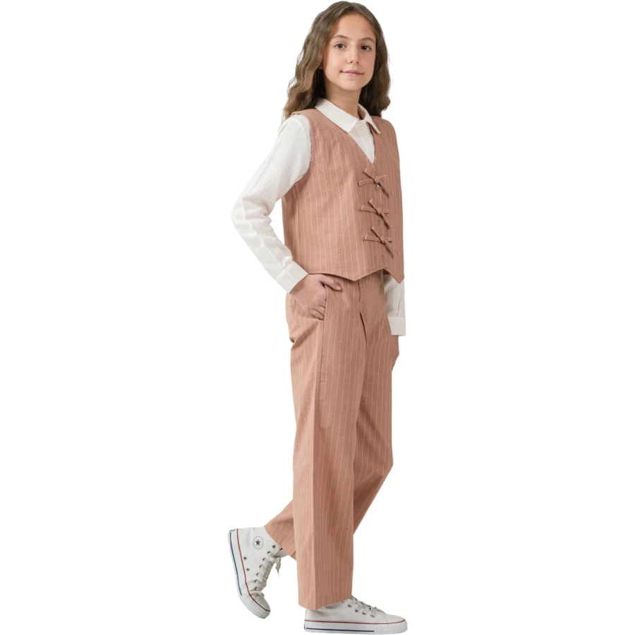 ÇİZGİLİ YELEKLİ TAKIM  9Y,10Y,11Y,12Y Kız