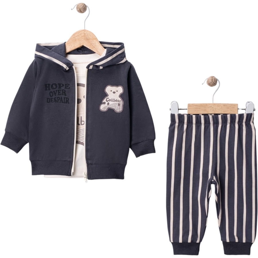 COOL BEAR BASKILI İKİ İP ERKEK TAKIM 9/24 AY