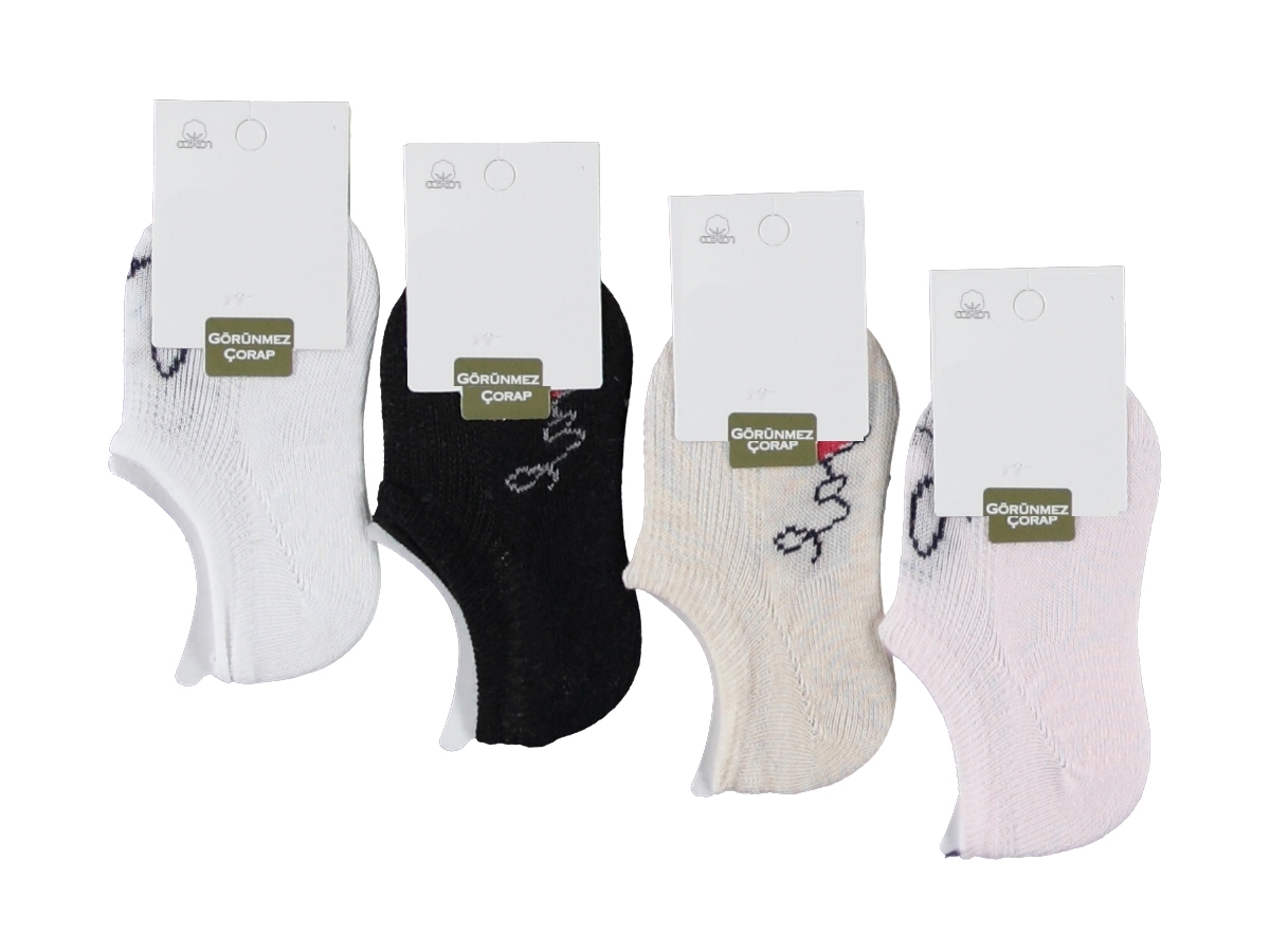 DESENLİ SNEAKERS ÇOCUK PATİK 1/2 YAŞ