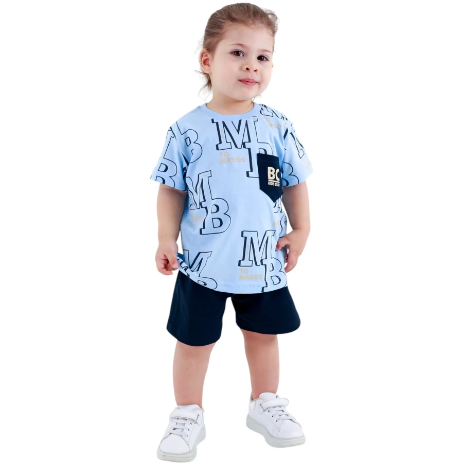 ERK CEP GARNİLİ TAKIM 1/4 YAŞ 12 Ay,2Y,3Y,4Y Erkek