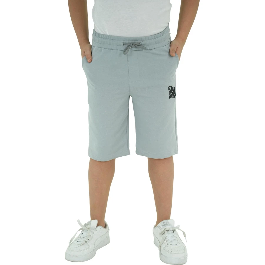 ERKEK ARKA CEPLİ KABARTMA BASKI KAPRİ 9Y,11Y,10Y,12Y Erkek