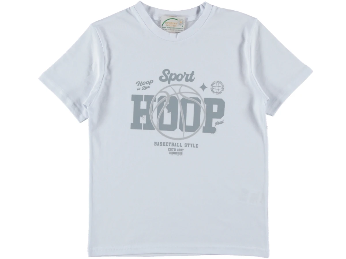 ALME HOOP BASKILI SÜPREM ERKEK TİŞÖRT 10/13 YAŞ