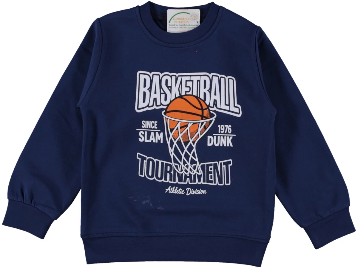 ERKEK ÇOCUK BASKETBALL BASKILI İKİ İP SWEAT 3/11 YAŞ