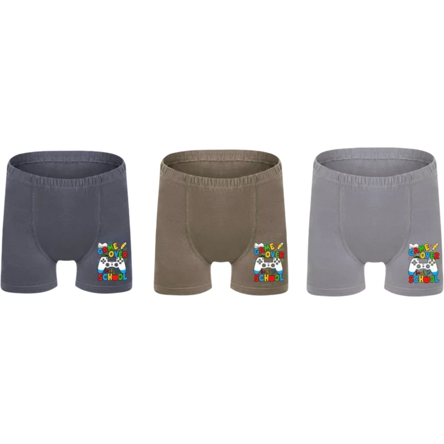 ERKEK ÇOCUK BASKILI BOXER 6Y,7Y Erkek