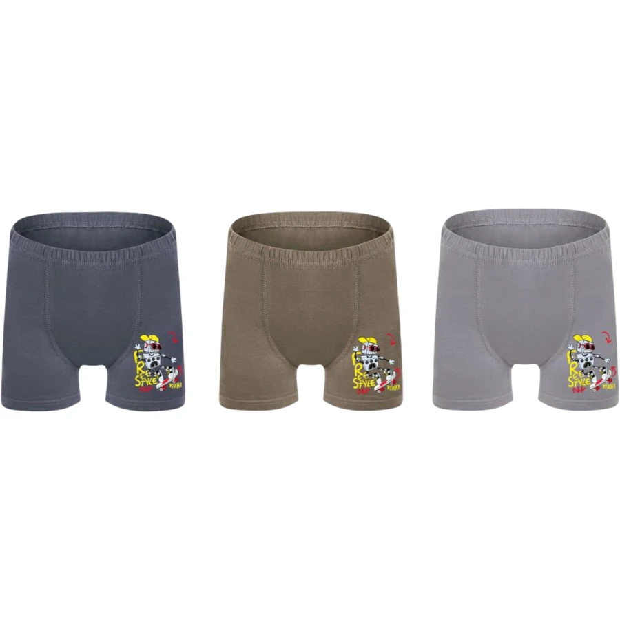 ERKEK ÇOCUK BASKILI BOXER 8Y,9Y Erkek
