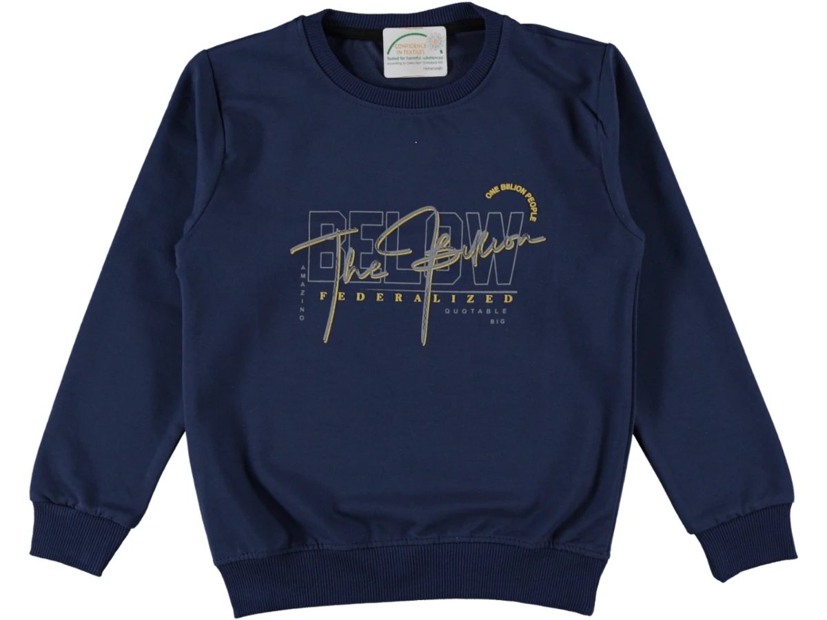 ERKEK ÇOCUK BELOW BASKILI İKİ İP SWEAT 13/16 YAŞ