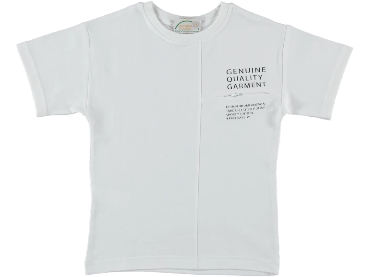 ERKEK ÇOCUK GENIUNE BASKI FERMUARLI İKİ İP TİŞÖRT 7/10 YAŞ