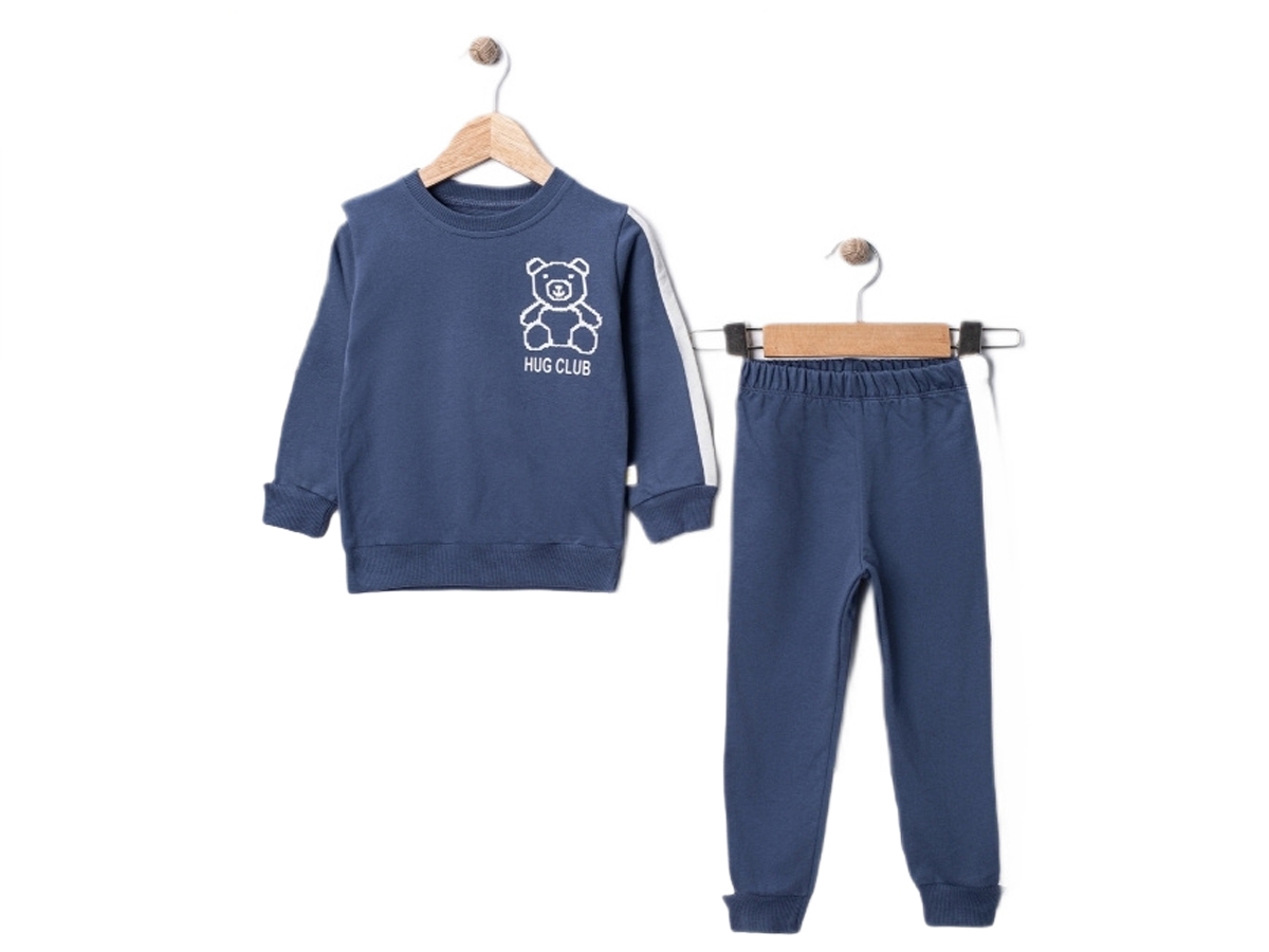 HUG CLUB BASKILI İKİ İP ERKEK TAKIM 2/5 YAŞ