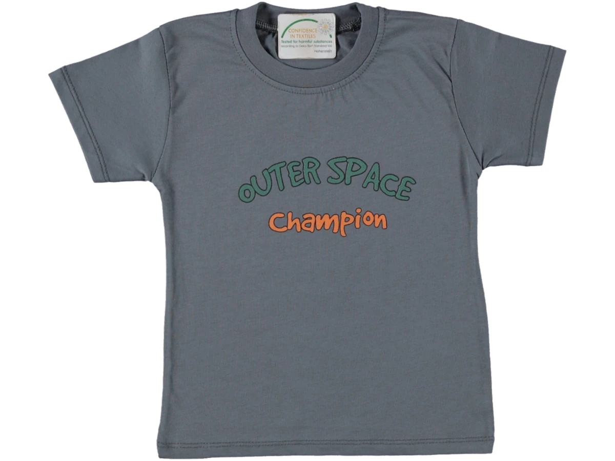 OUTER SPACE BASKILI SÜPREM TİŞÖRT 3/11 YAŞ