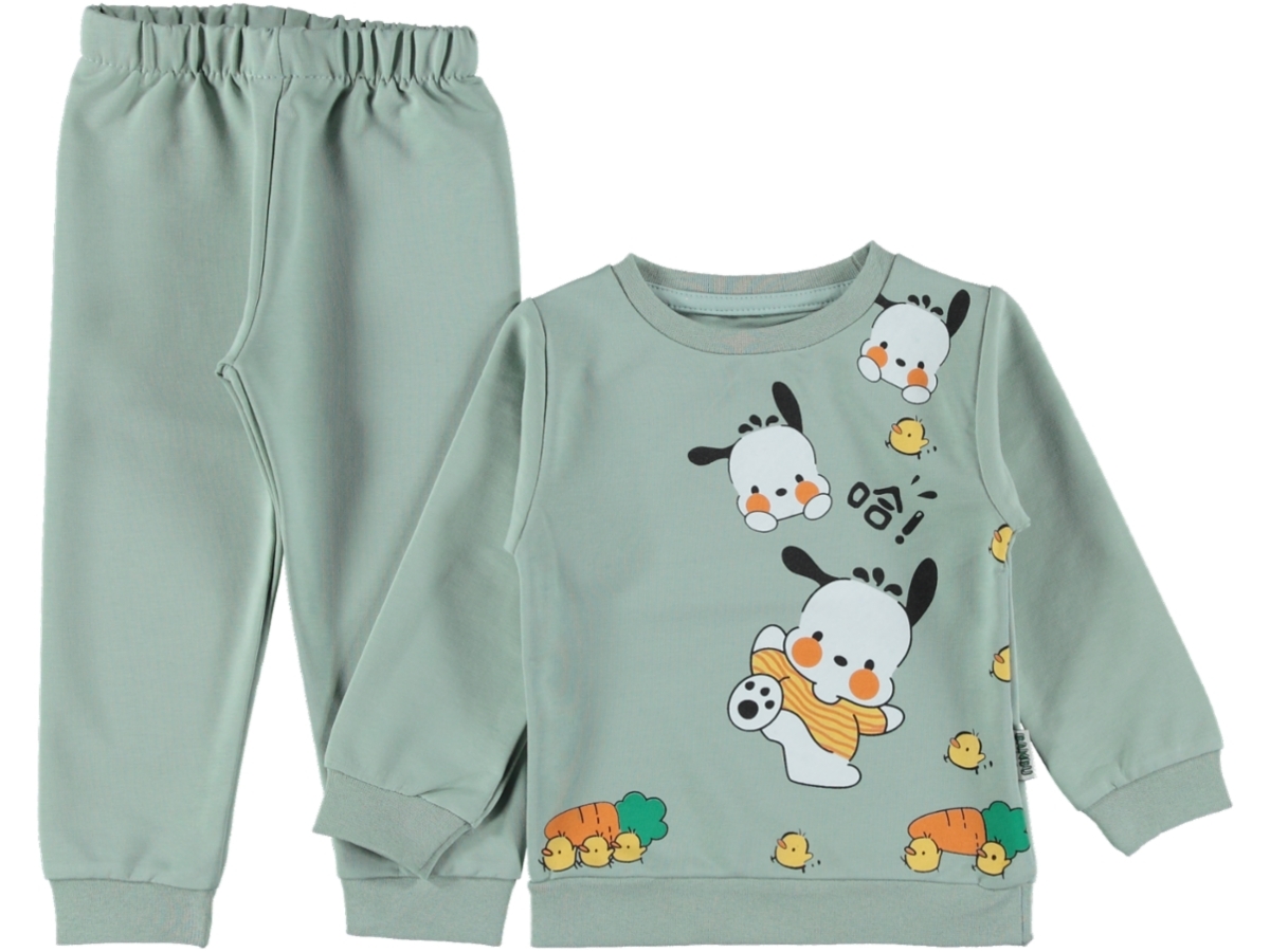 ERKEK ÇOCUK PANDA BASKILI TAKIM 1/4 YAŞ