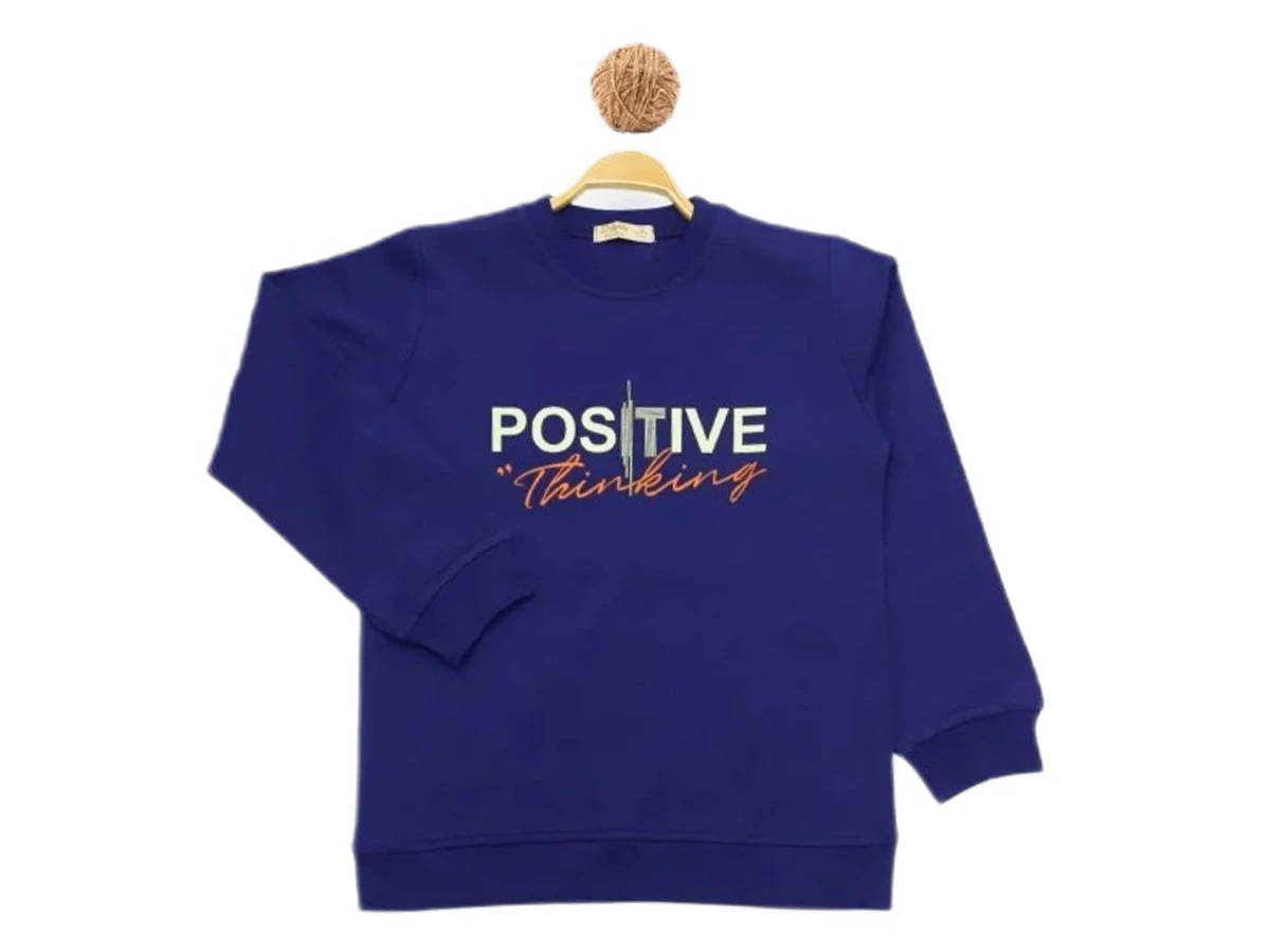POSİTİVE BASKILI İKİ İP ERKEK SWEAT 8/12 YAŞ