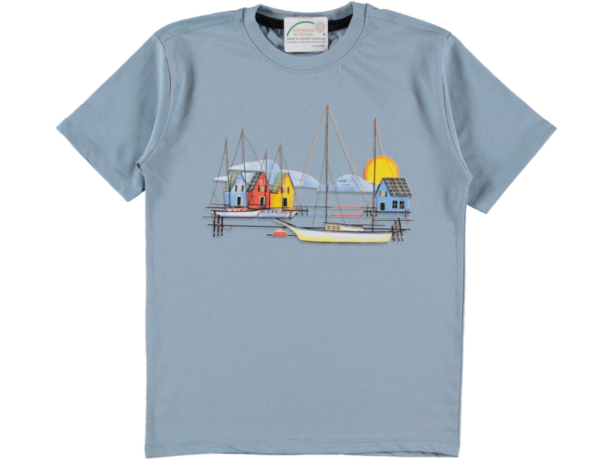 ERKEK  ÇOCUK SIFIR YAKA TSHIRT 9/12 YAŞ