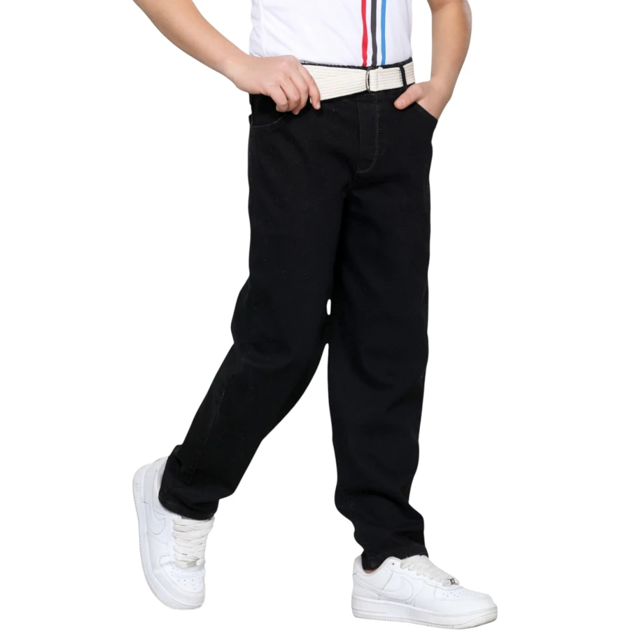 ERKEK COTTON BOYFREND SİYAH  11Y,12Y,13Y,14Y,15Y Erkek