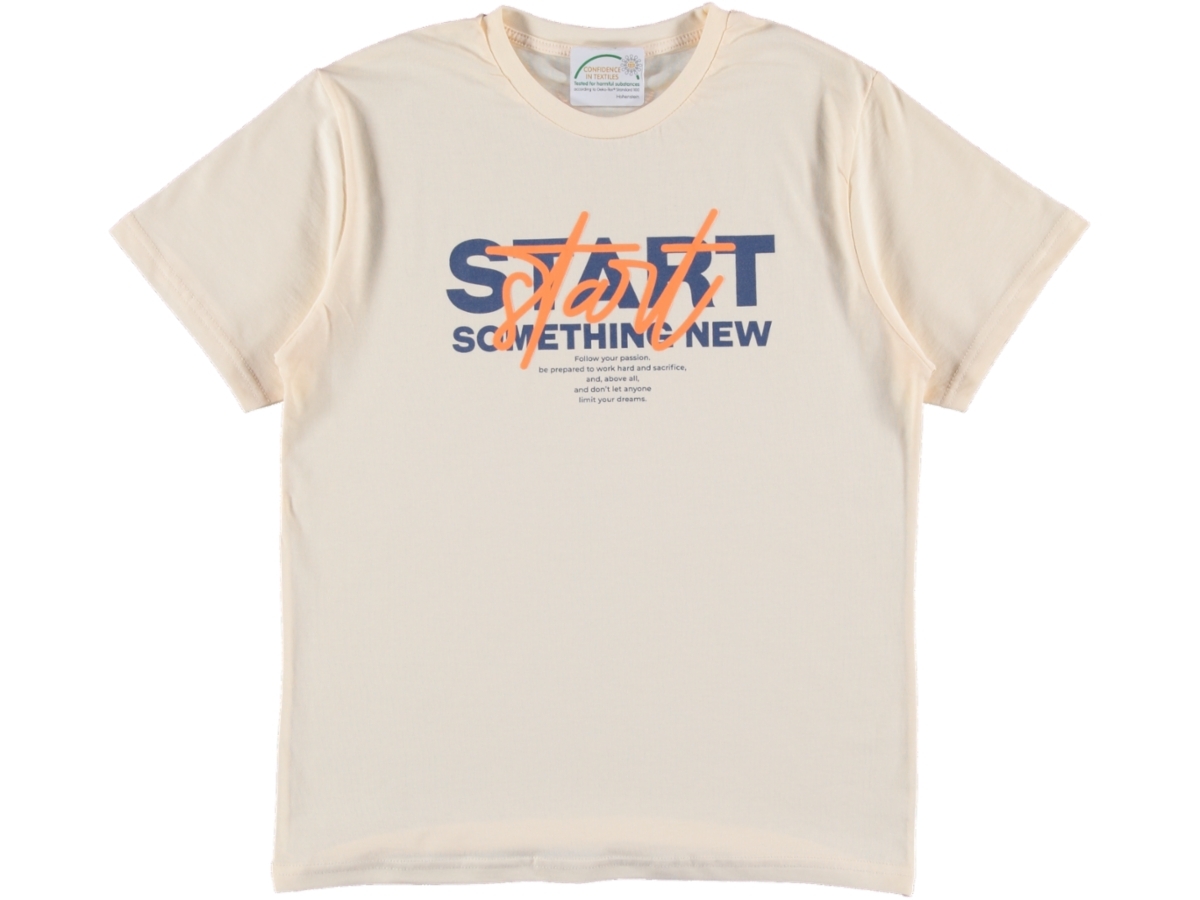 ERKEK GES START SOMETHİNG NEW BASKILI TSHIRT 14/17 YAŞ