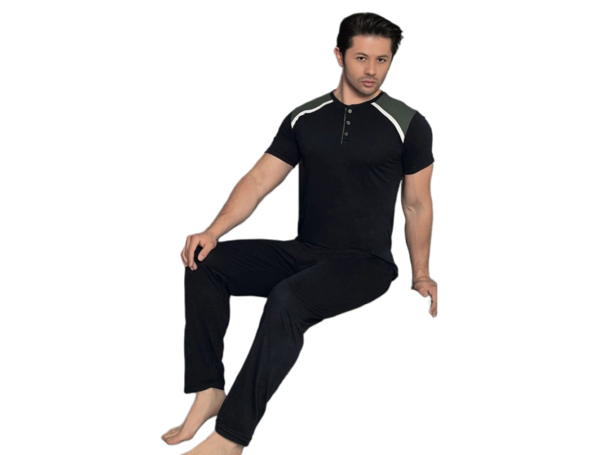 KISA KOL ERKEK PİJAMA TAKIM M/2XL