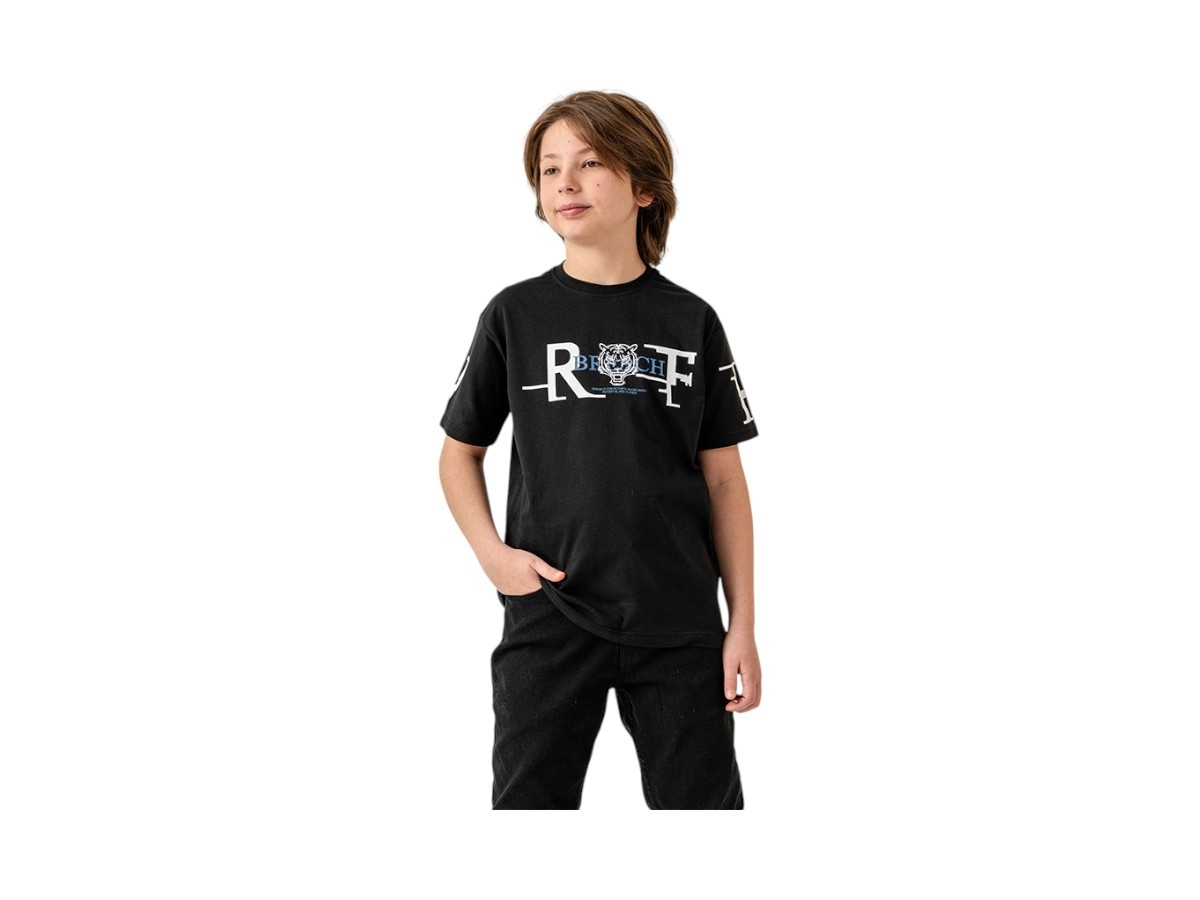 ERKEK O YAKA ASLAN NAKIŞLI BASKILI TSHIRT 9/12 YAŞ