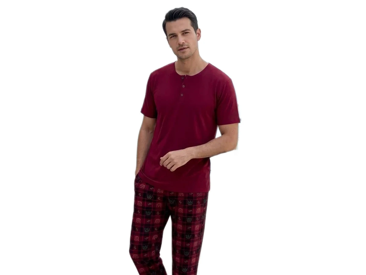 PENYE KISA KOL ERKEK PİJAMA TAKIM M/2XL