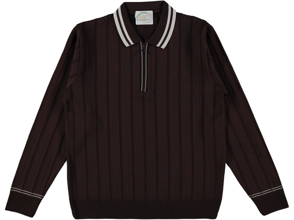 POLO YAKA FERMUARLI KAZAK M/2XL