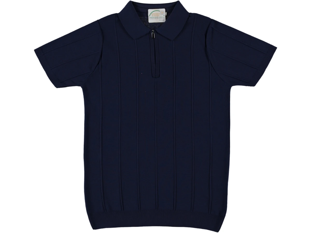 ERKEK POLO YAKA FERMUARLI TİŞÖRT S/XXL