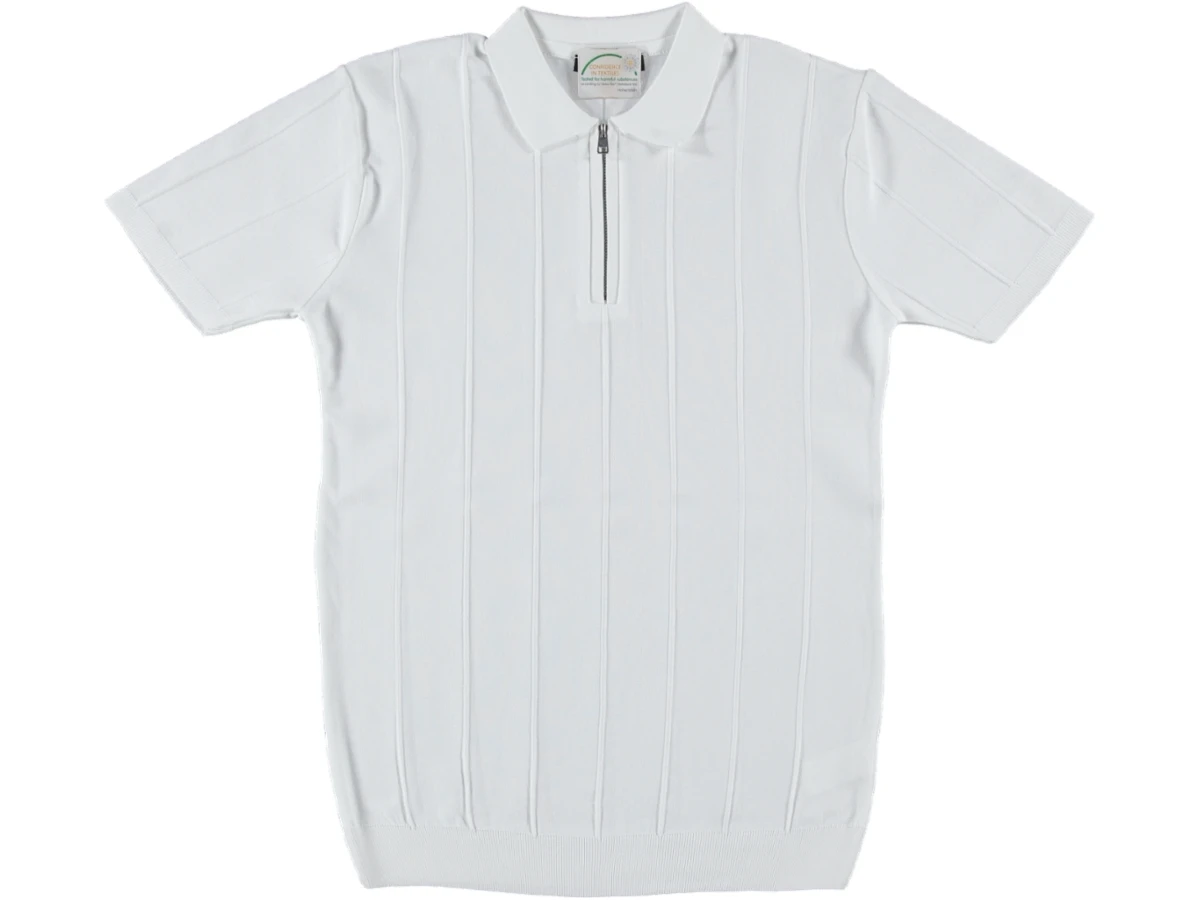POLO YAKA FERMUARLI ERKEKTİŞÖRT S/XXL