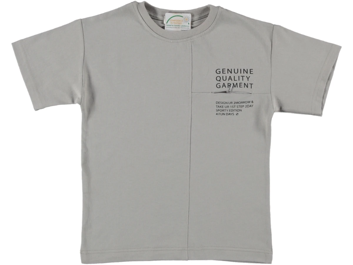 GENIUNE BASKI FERMUARLI İKİ İP TİŞÖRT 11/14 YAŞ