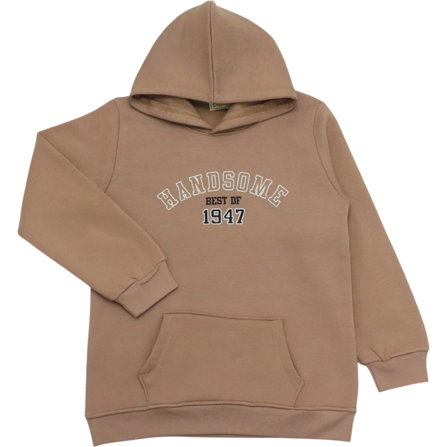 HANDSOME BASKILI KANGURU CEP ÜÇ İP ERKEK SWEAT 3/7 YAŞ