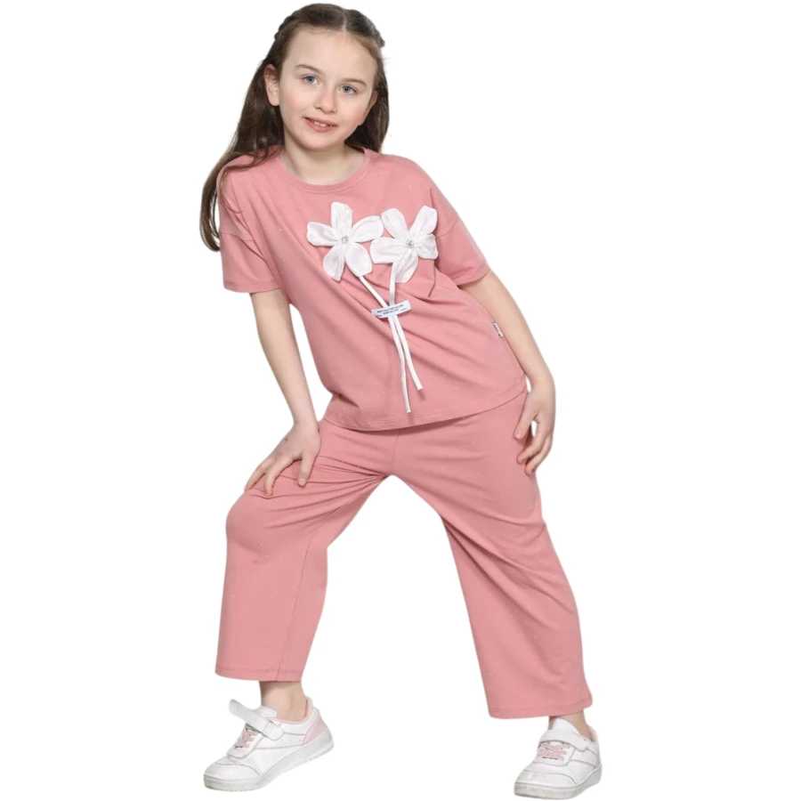 İKİ ÇİÇEKLİ TAŞLI 10Y,11Y,12Y,13Y Kız