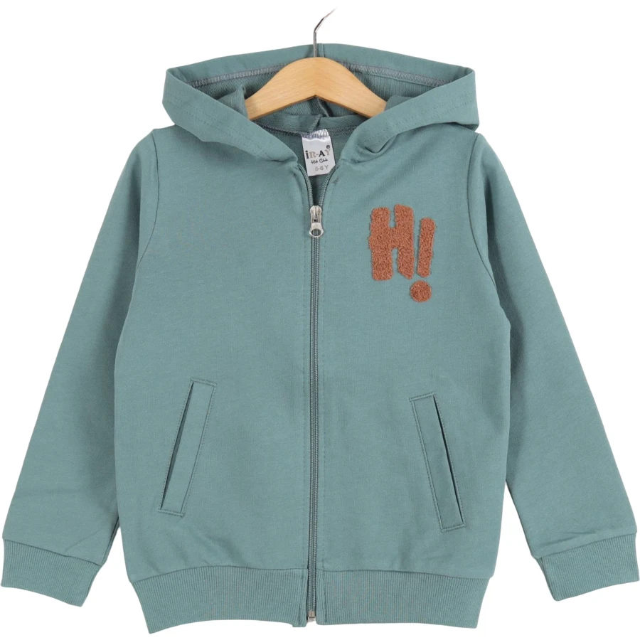 H! NAKIŞLI FLATO CEP İKİ İP HIRKA 5/8 YAŞ
