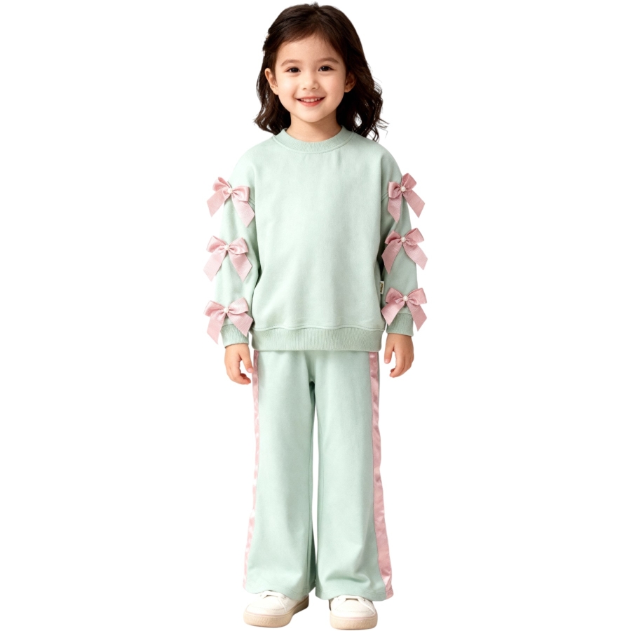 İNCİ KURDELELİ KIZ TAKIM 2Y,3Y,4Y,5Y Kız